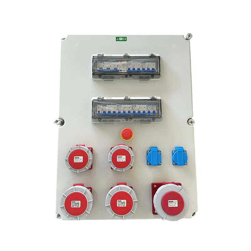 IP67 32A 380V 工業用防水ソケットボックス - ステンレススチールエンクロージャ